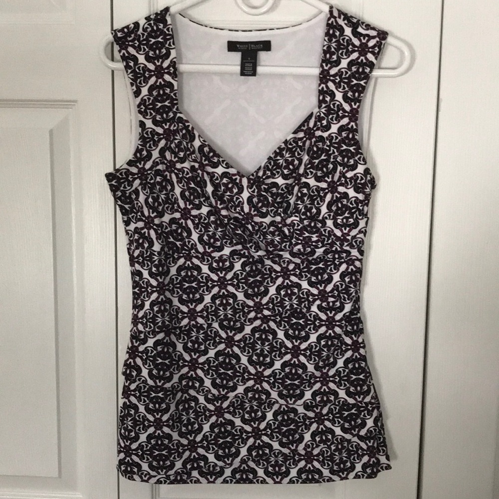 White House Black Market Layered Top